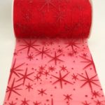 Organza-Tischband Weihnachten, 125mm breit, rot (3160444-125-308)