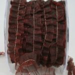 Organzaband dehnbar, 20mm bordeaux (3060378-20-708) - Restposten