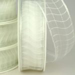transparentes Band 25mm weiss (70115-25-700), 4m-Kurzrolle