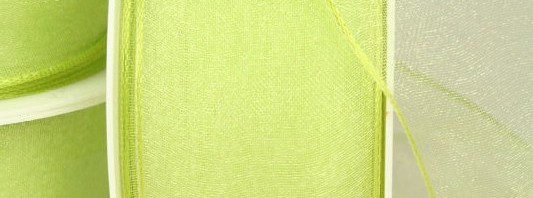 Kurzrollen Organzaband 40mm maigrün 70002 40 515 3m Kurzrolle 533x198 Kurzrollen preiswerte Organzabänder