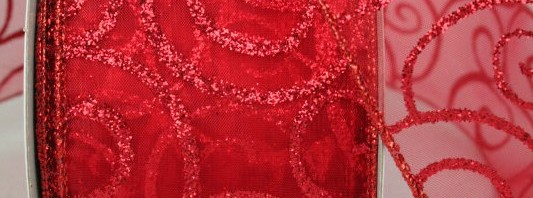 Weihnachtsbänder Organzaband 60mm rot 3200278 65 306 Weihnachtsband 533x198 Weihnachtsbänder preiswerte Organzabänder