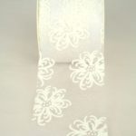 Organzaband 70mm weiss (40646-70-101) - Sonderangebot
