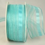 Organzaband Sonderangebot, 40mm, hellblau (543919-40-72)